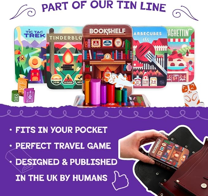 Bookshelf Mini Cooperative Stacking Travel Game