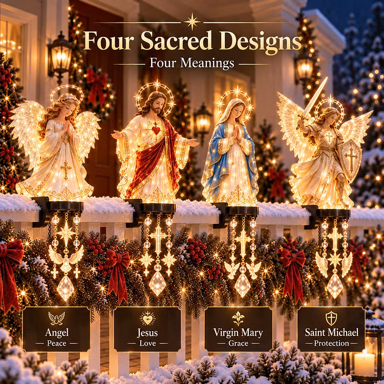 🔥✨ Sacred Christmas Railing Lights