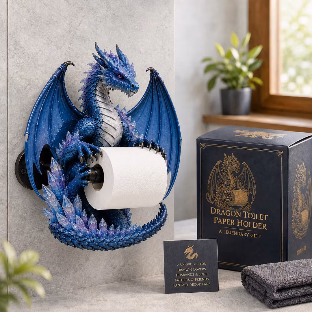 🐉Dragon Toilet Paper Holder Wall Mount