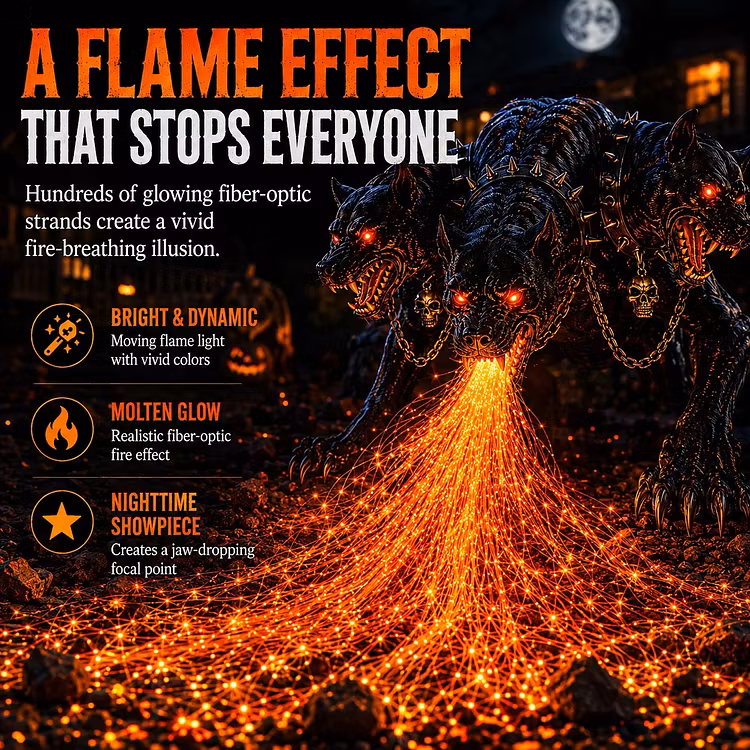 🔥Fire-Breathing Solar Garden Light