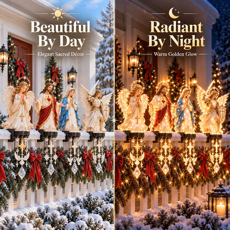 🔥✨ Sacred Christmas Railing Lights