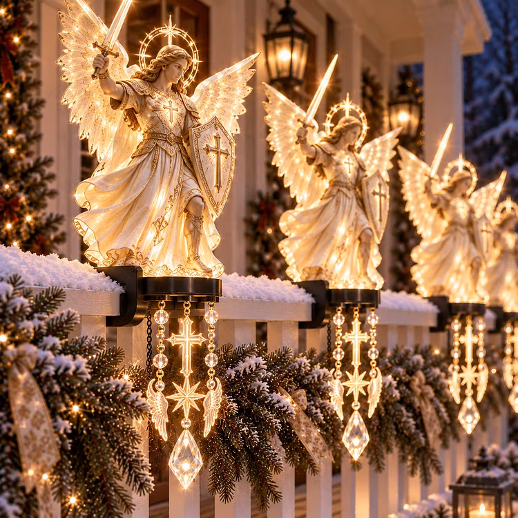 🔥✨ Sacred Christmas Railing Lights