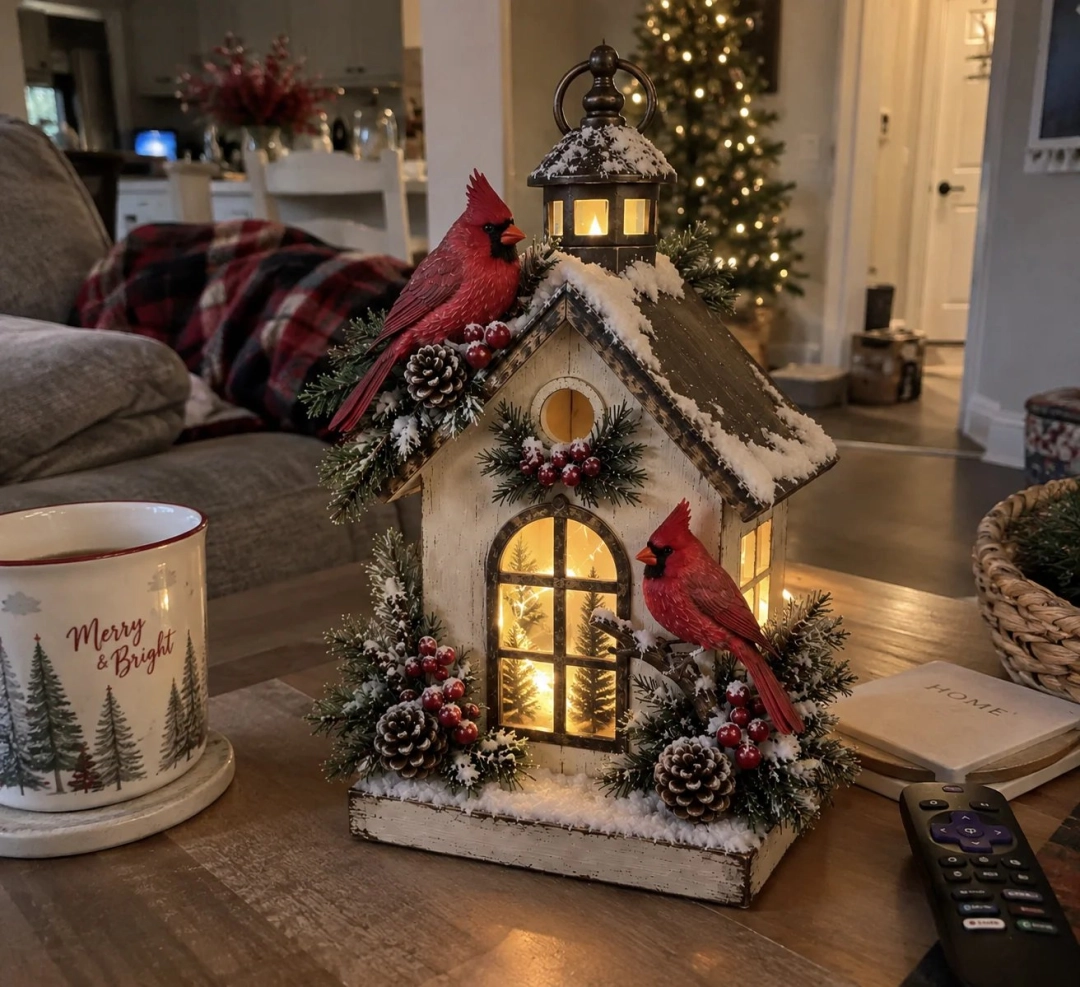 🐦🏡A Little Winter Home for Cardinal Lovers