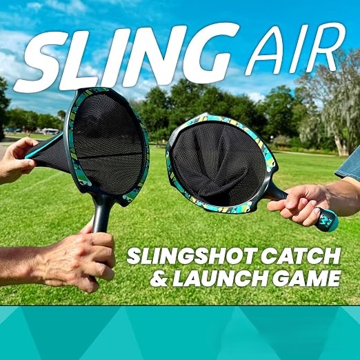 SlingAir Slingshot Catch & Launch Toss Ball Game Set