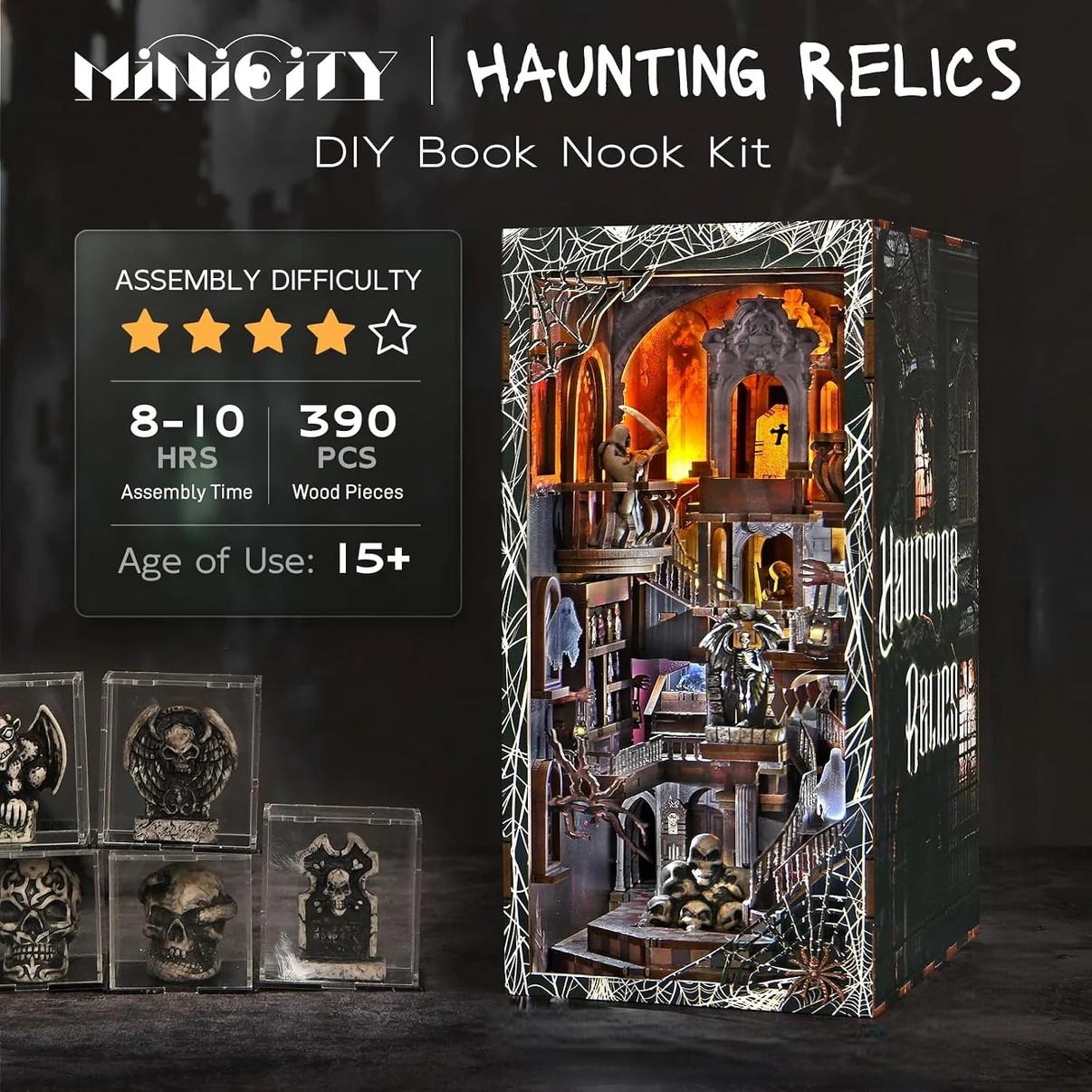 👻Horror Gothic DIY Book Nook Kit