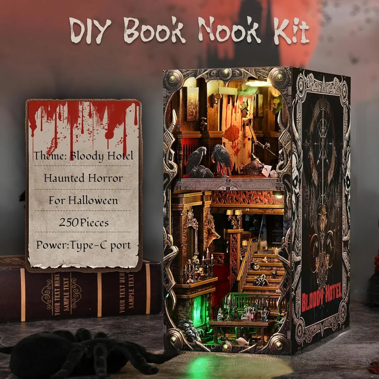 👻Horror Gothic DIY Book Nook Kit