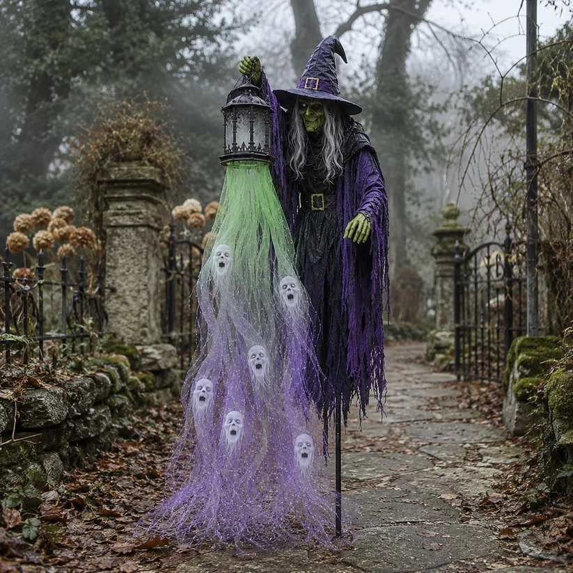💀 Halloween Haunted Yard Lights – Solar Spirit Character Collection👻