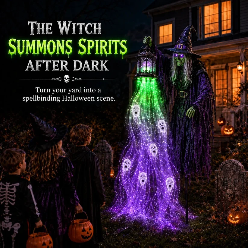 💀 Halloween Haunted Yard Lights – Solar Spirit Character Collection👻