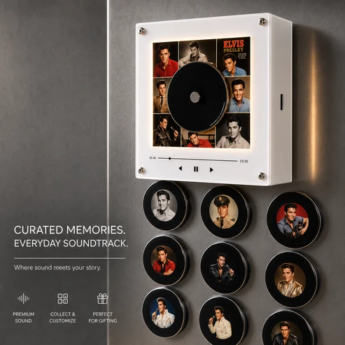 🎵 Iconic Pop Star NFC Fridge Magnet Music Player 