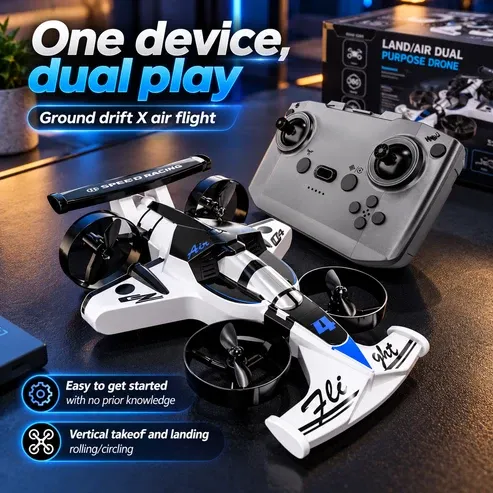 Ground drift X air flight dual play