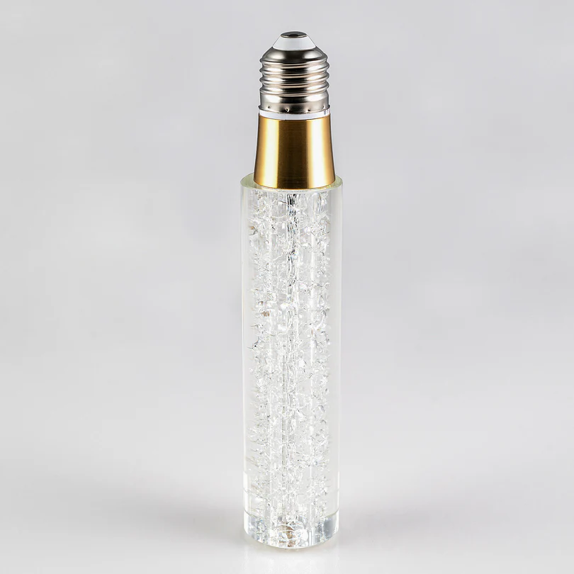💡Cracked Crystal Tubular LED Filament Edison Light Bulb