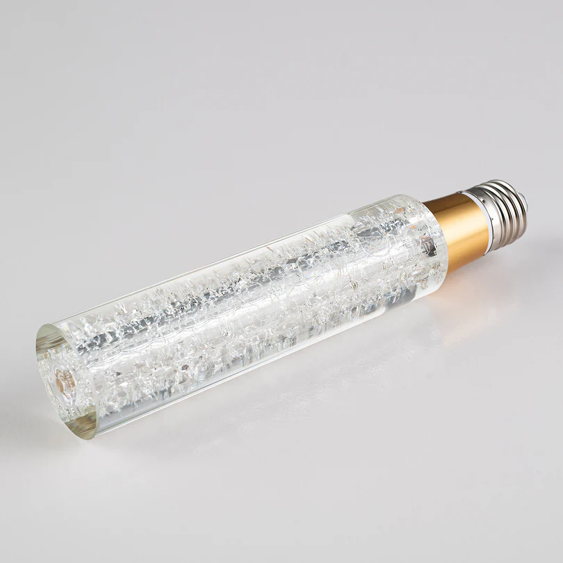 💡Cracked Crystal Tubular LED Filament Edison Light Bulb