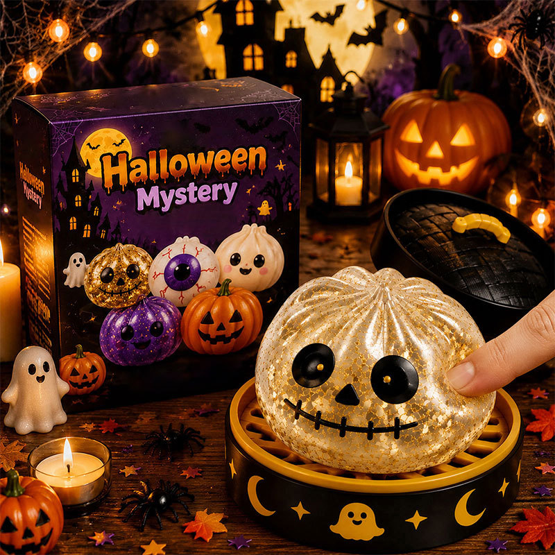 Halloween Mystery Squishy Bun Blind Box