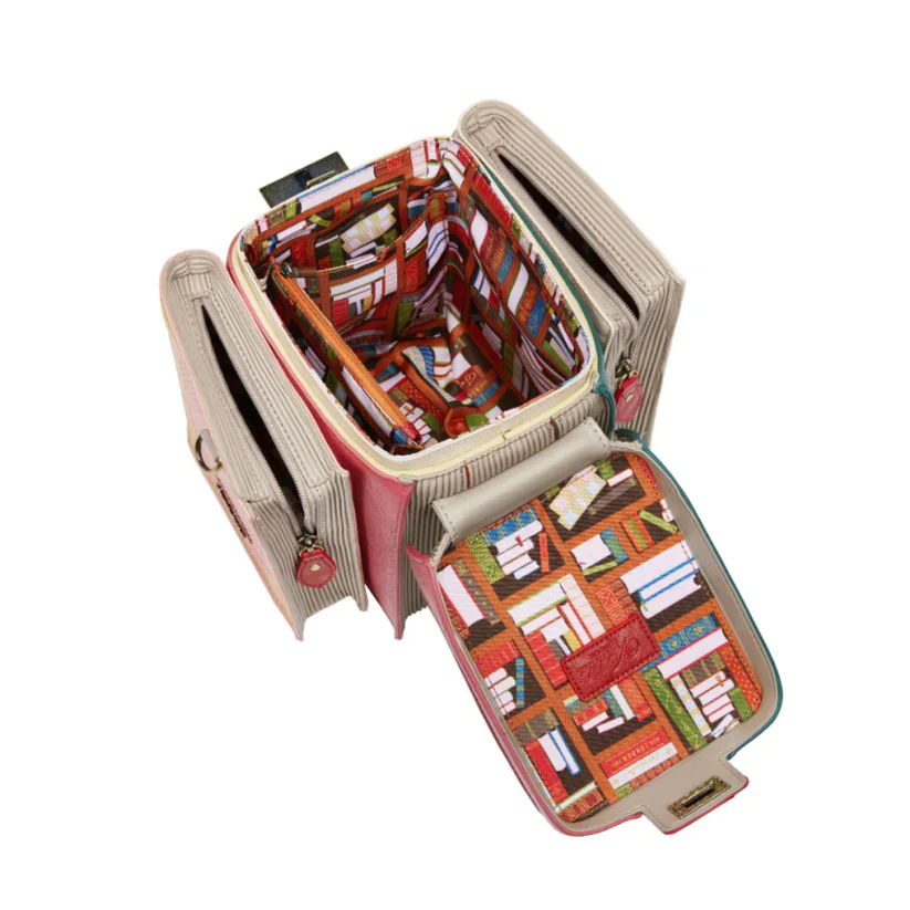 📚Vintage Stacked Novel Book Box Handbag, Literary Book Lover Crossbody Satchel