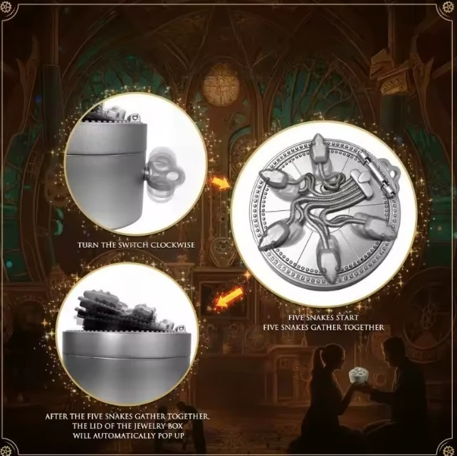 Chamber of Secrets Mechanical Ring Box