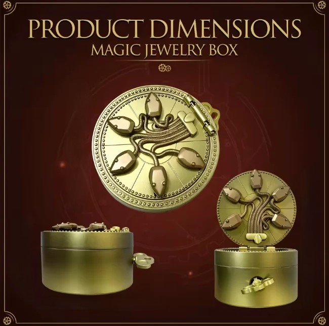 Chamber of Secrets Mechanical Ring Box