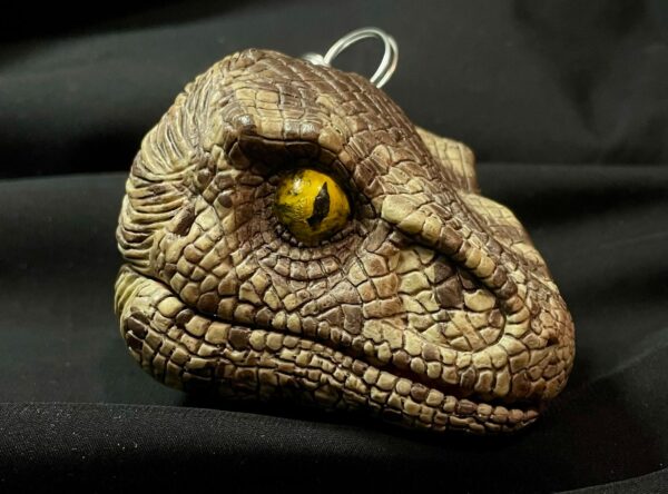 AirPods 4 Case – Velociraptor Head
