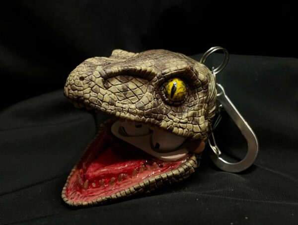 AirPods 4 Case – Velociraptor Head