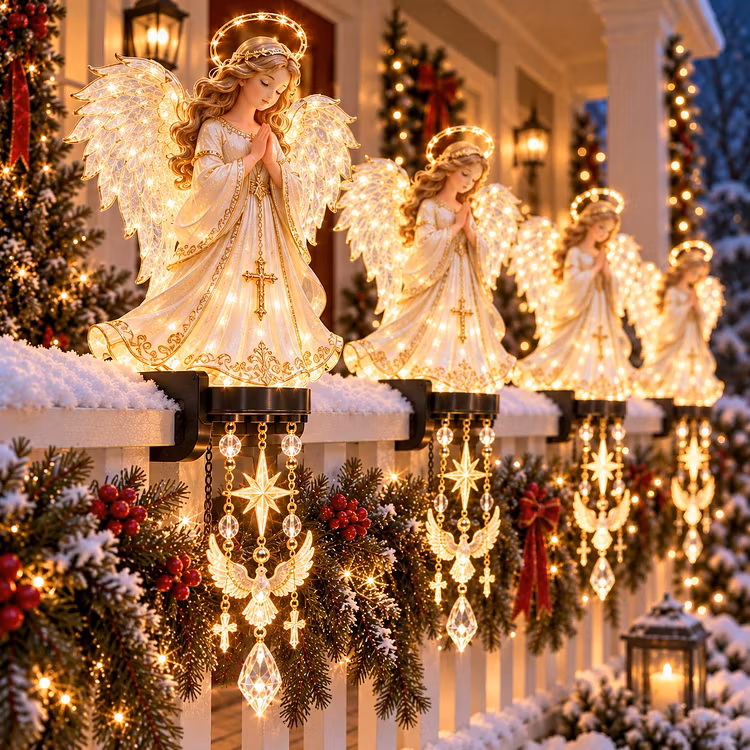 🔥✨ Sacred Christmas Railing Lights