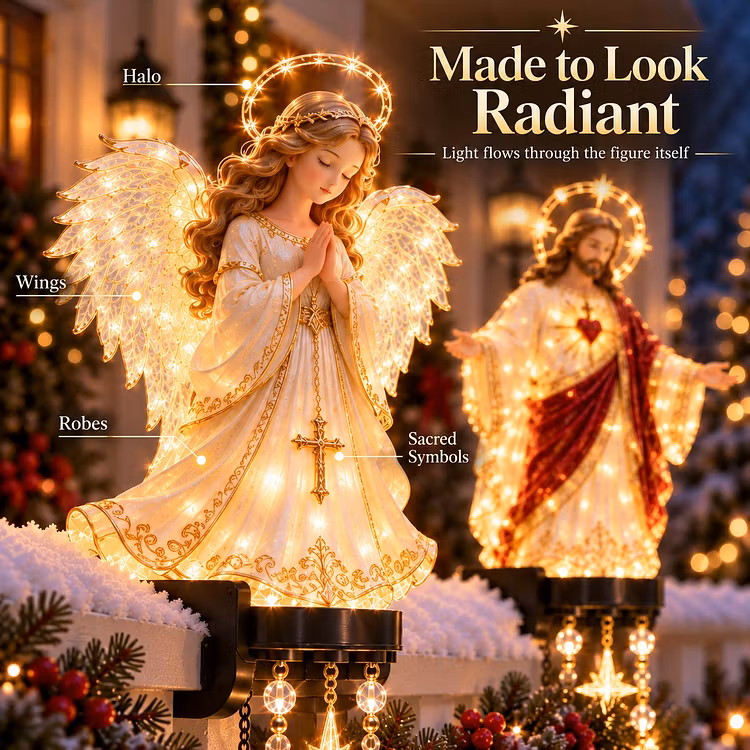 🔥✨ Sacred Christmas Railing Lights