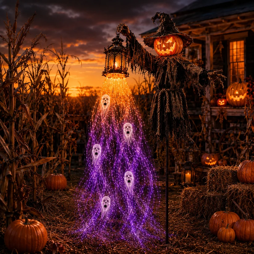 💀 Halloween Haunted Yard Lights – Solar Spirit Character Collection👻