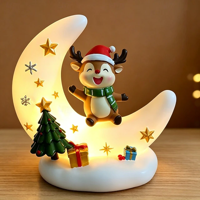 🌙Christmas Moon Shape LED Night Light