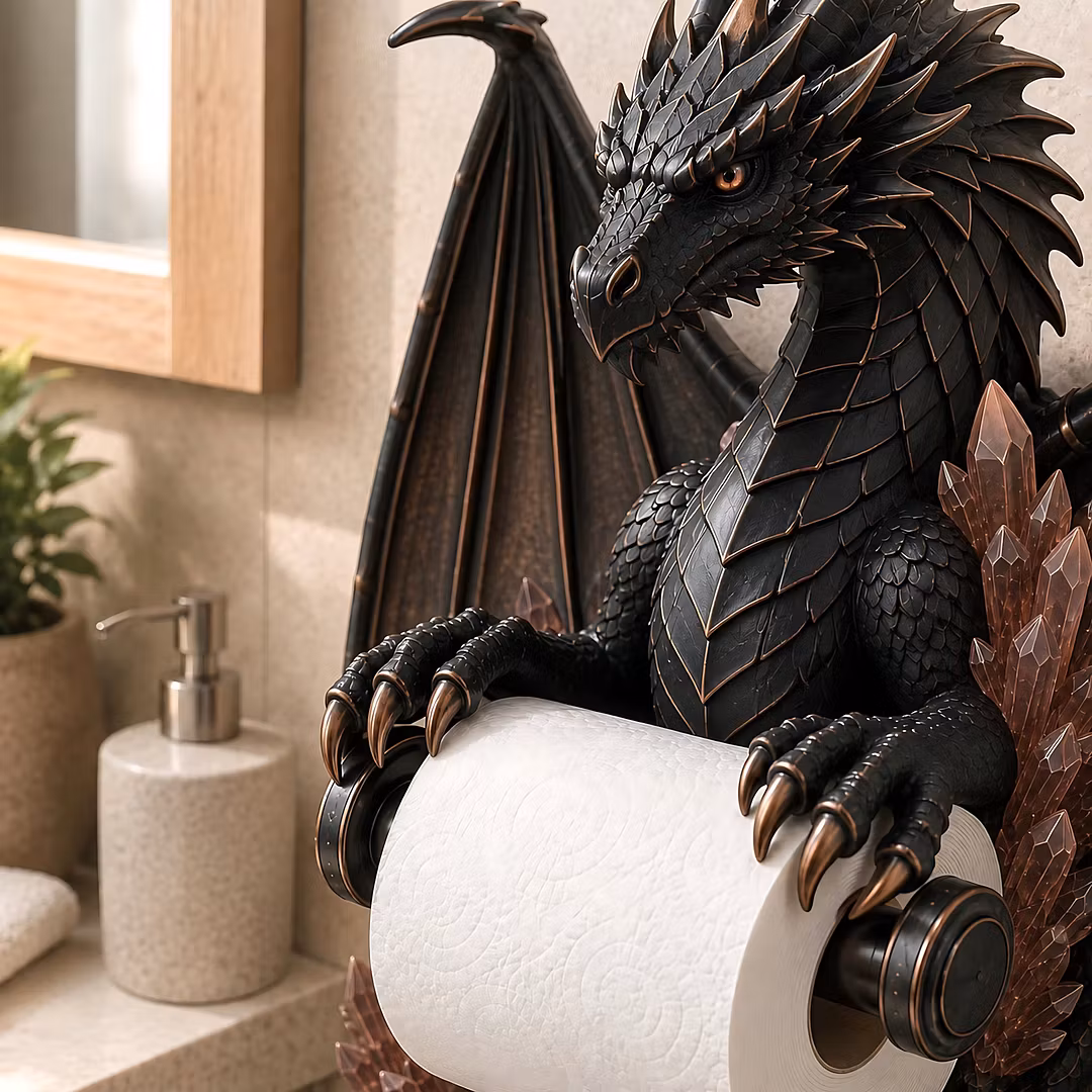 🐉Dragon Toilet Paper Holder Wall Mount
