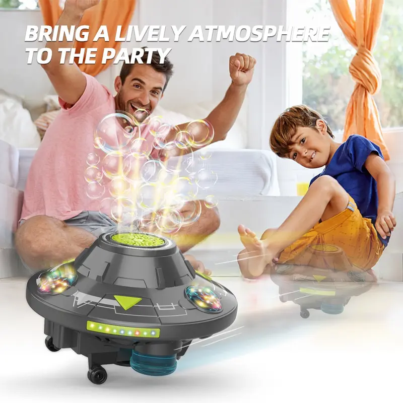 Kids Portable Bubble Machine UfO Shape