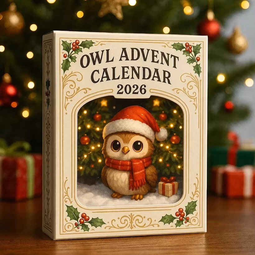 Owl Advent Calendar 2026🎁 24 Gifts Inside!