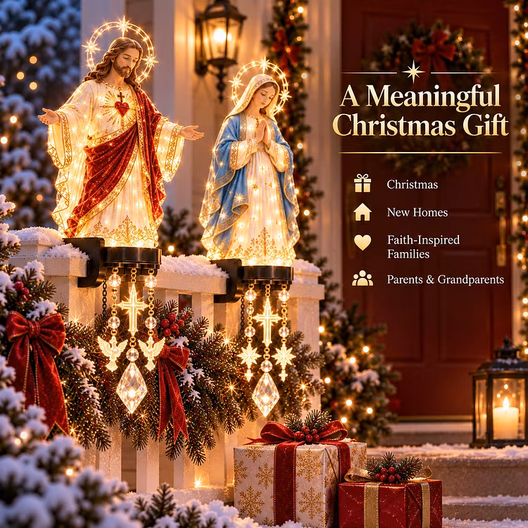 🔥✨ Sacred Christmas Railing Lights