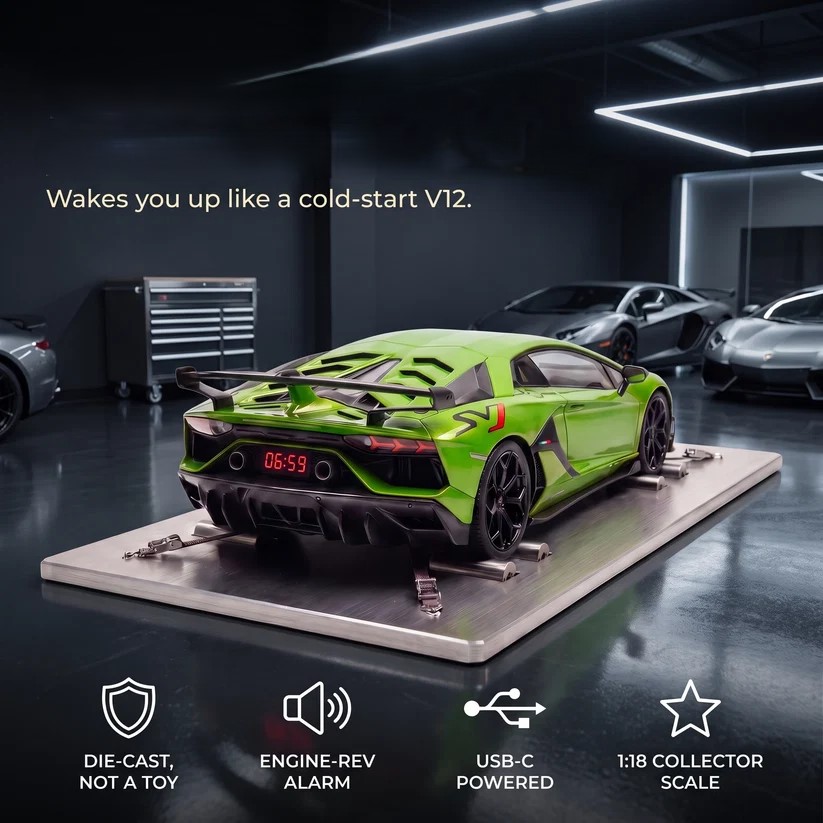 🏎️SuperCars alarm clock