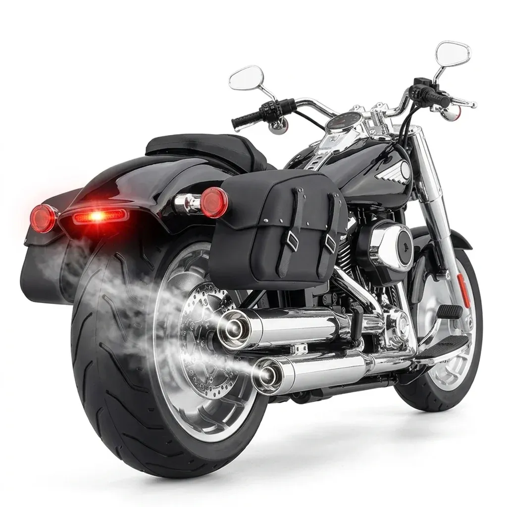 🏍️Remote Control Powered Simulation Motorcycle Model