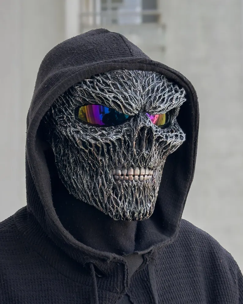 Vine Skeleton Full Face Mask