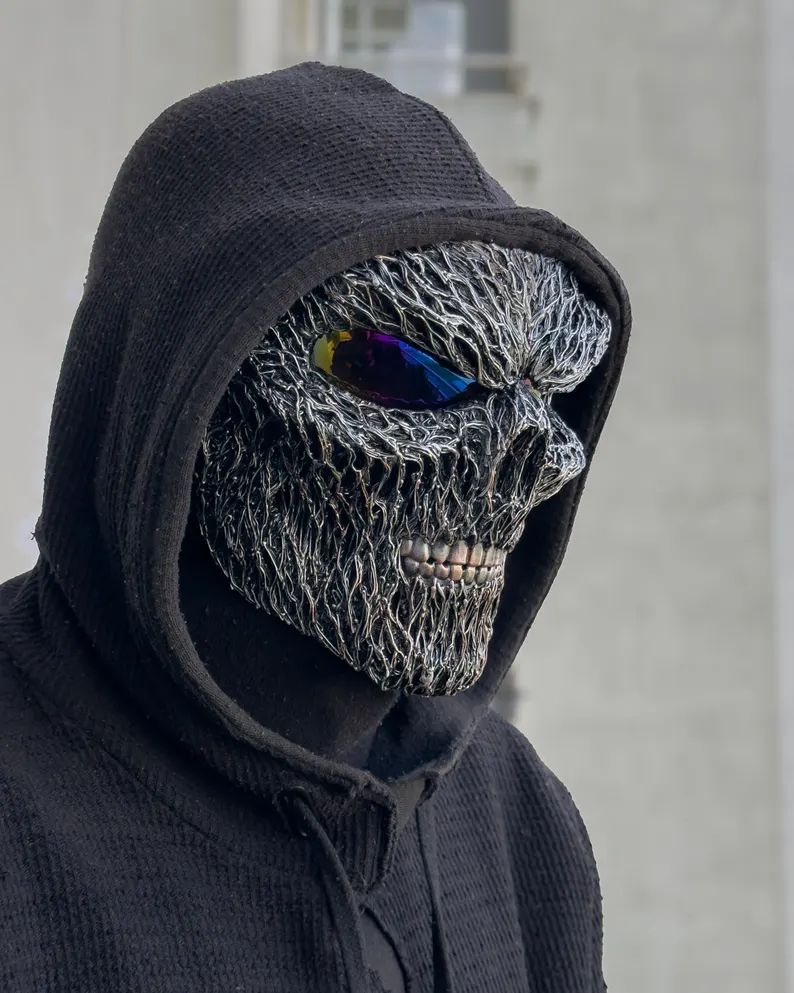 Vine Skeleton Full Face Mask