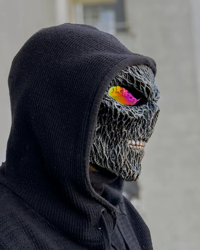 Vine Skeleton Full Face Mask