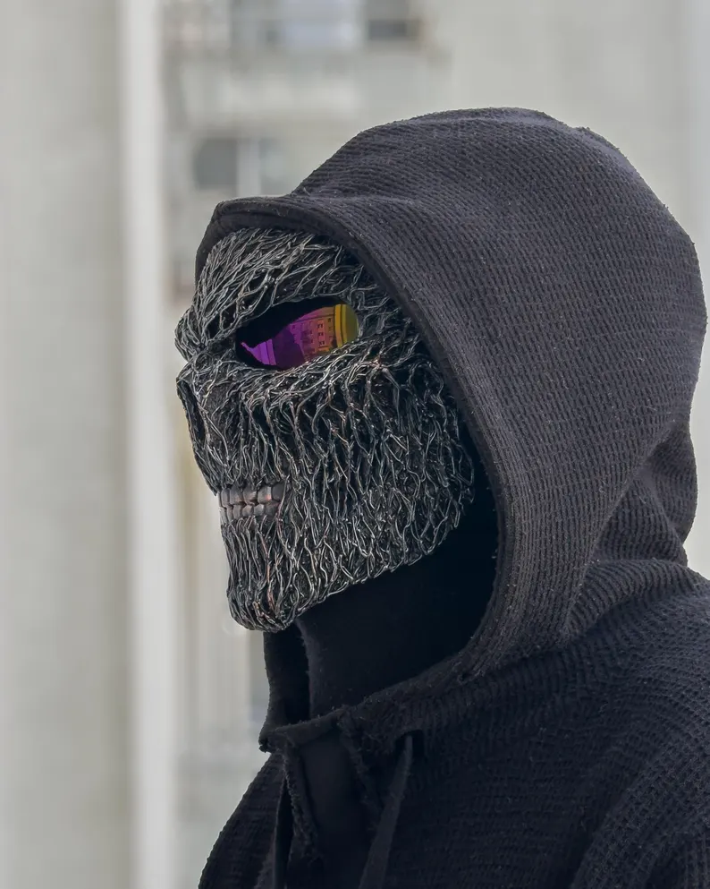 Vine Skeleton Full Face Mask