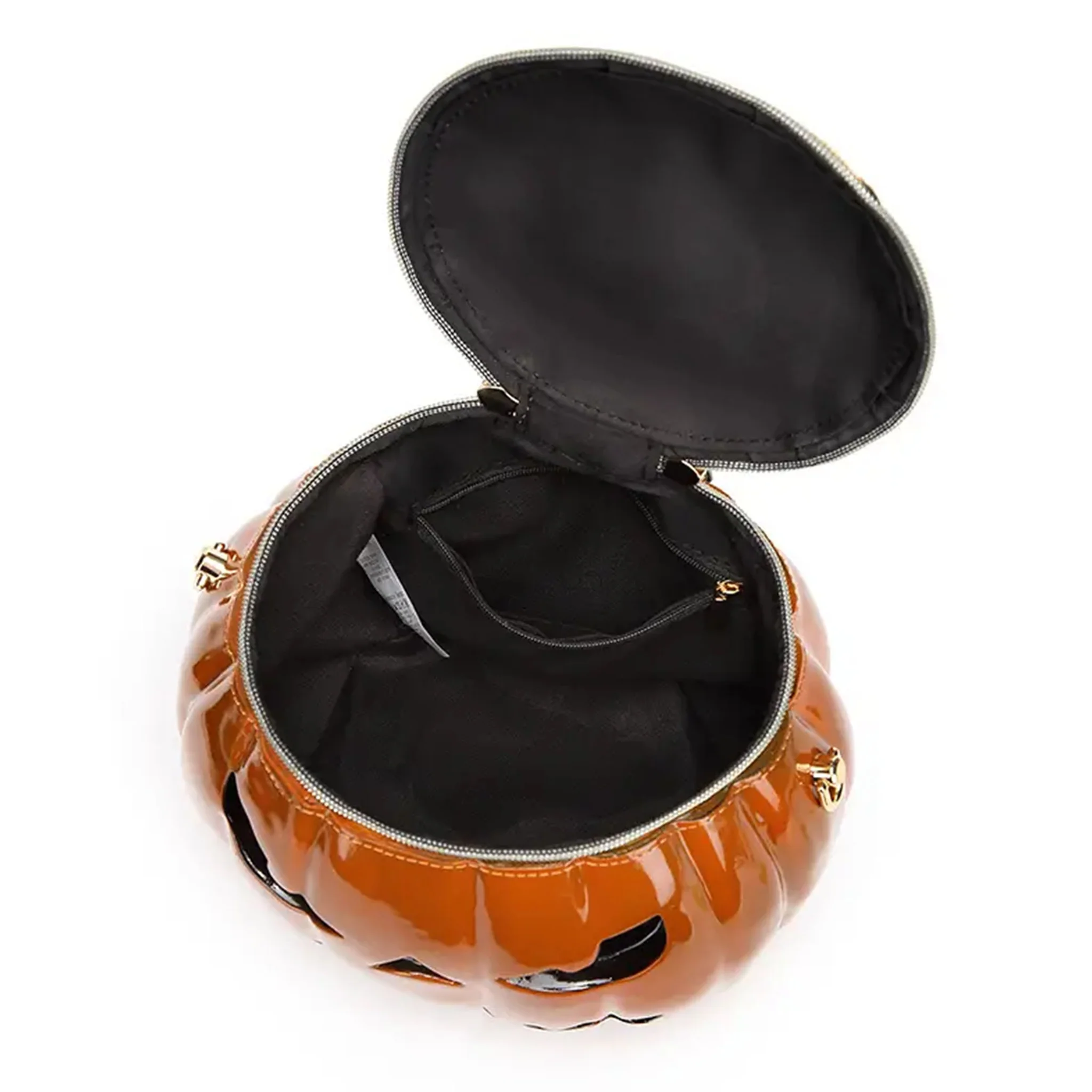 Pumpkin Jack O'Lantern Crossbody Handbag