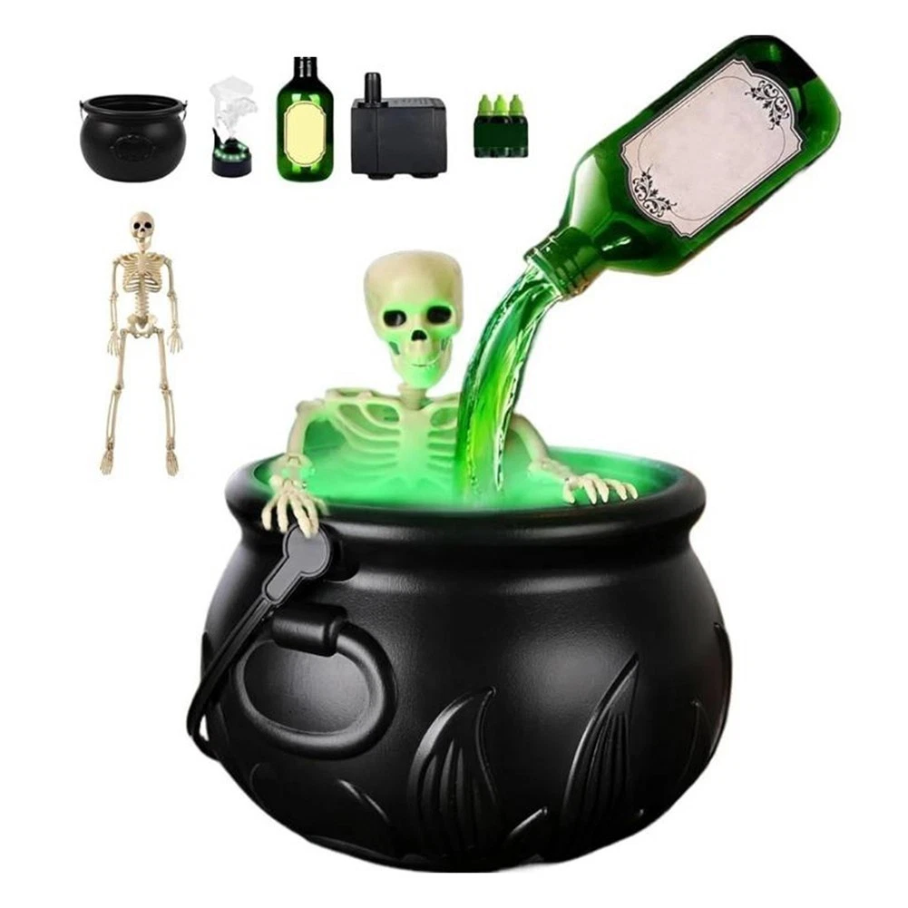🧪Halloween Witch Cauldron Mist Maker Decor Set