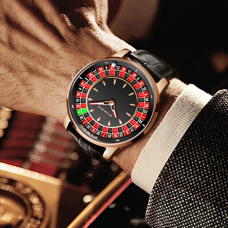 🎰Roulette Wheel Men’s Wrist Watch
