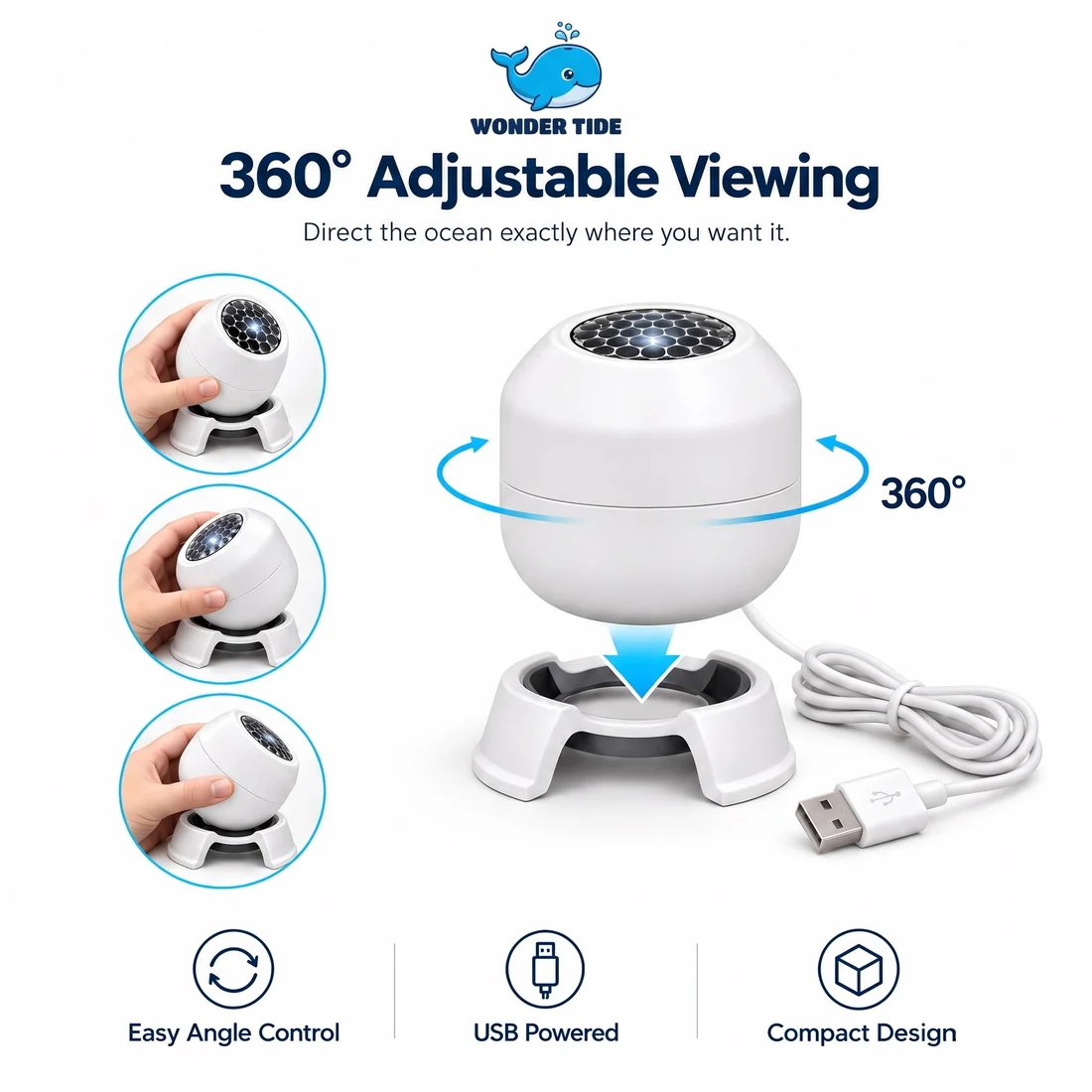 🌊Wonder Tide Ocean Projection Light