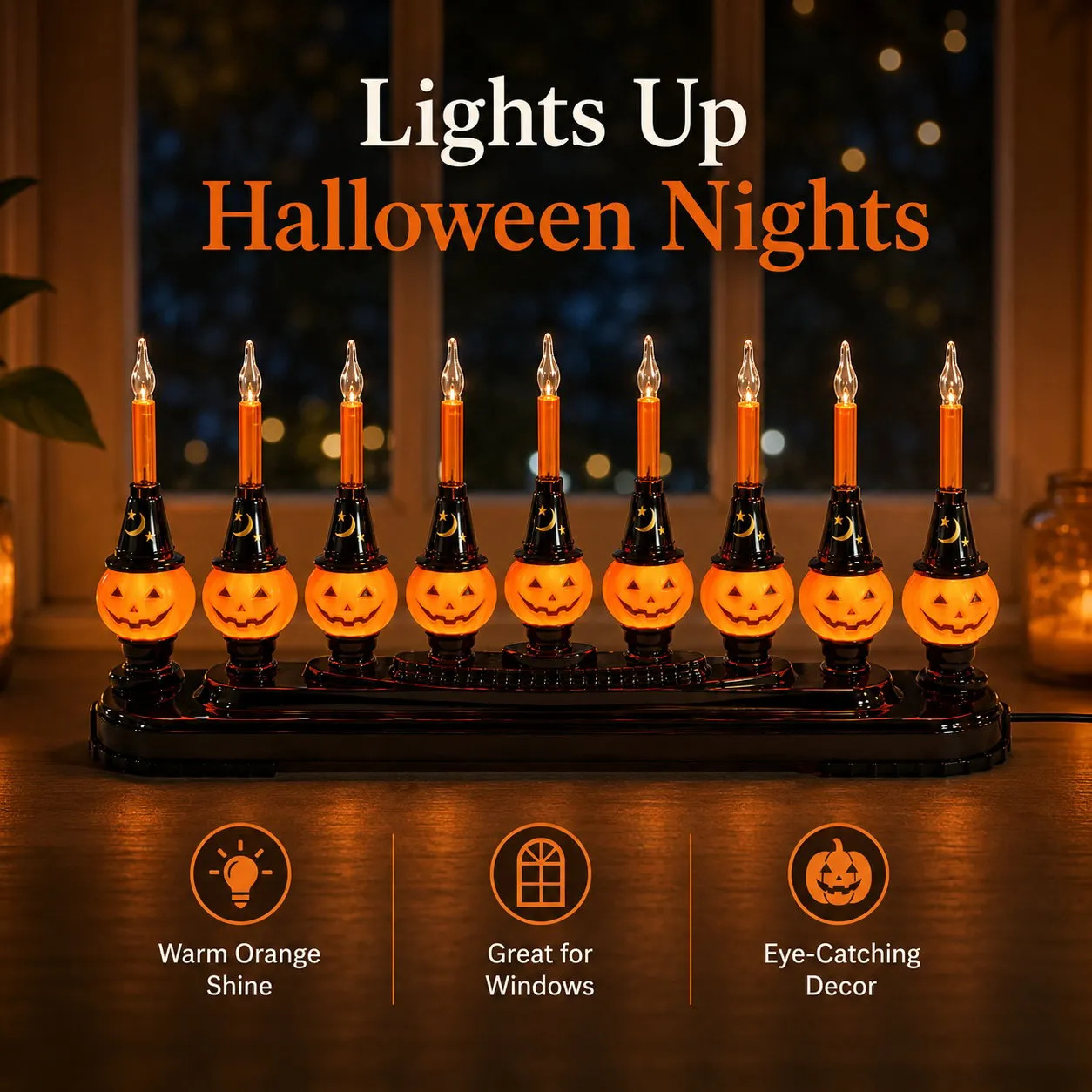 Enchanted Bubble Light Candelier – Vintage Halloween Glow🎃