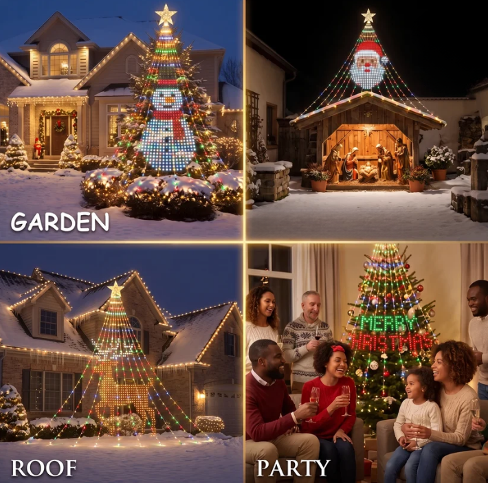  Smart LED Tree Lights with App Control🎄