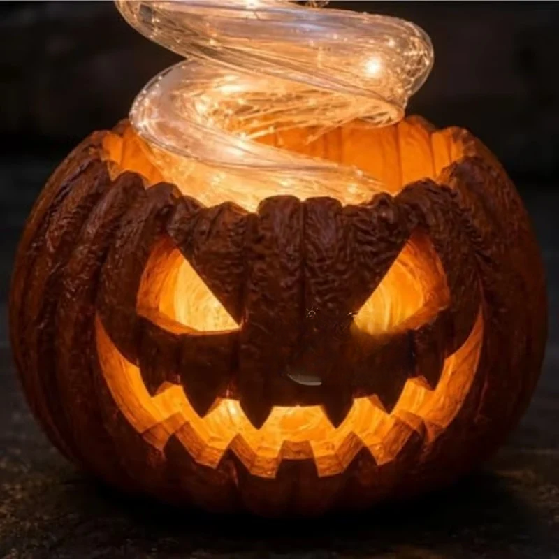 Rising Ghost Pumpkin Light | Spooky Halloween Decor🎃