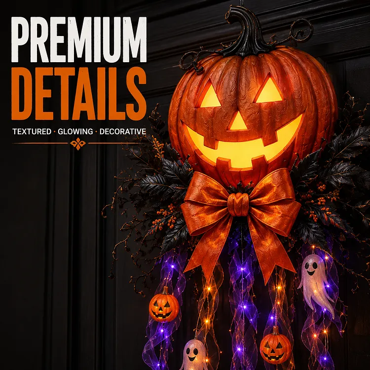 🎃 万圣节限时特惠 👻 发光南瓜和幽灵门瀑布