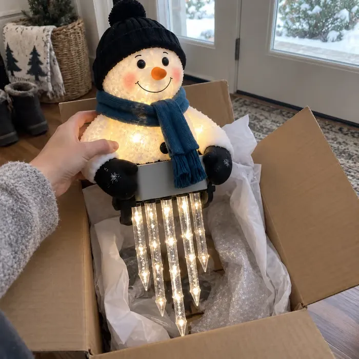 Warm LED Christmas Porch Light🏠