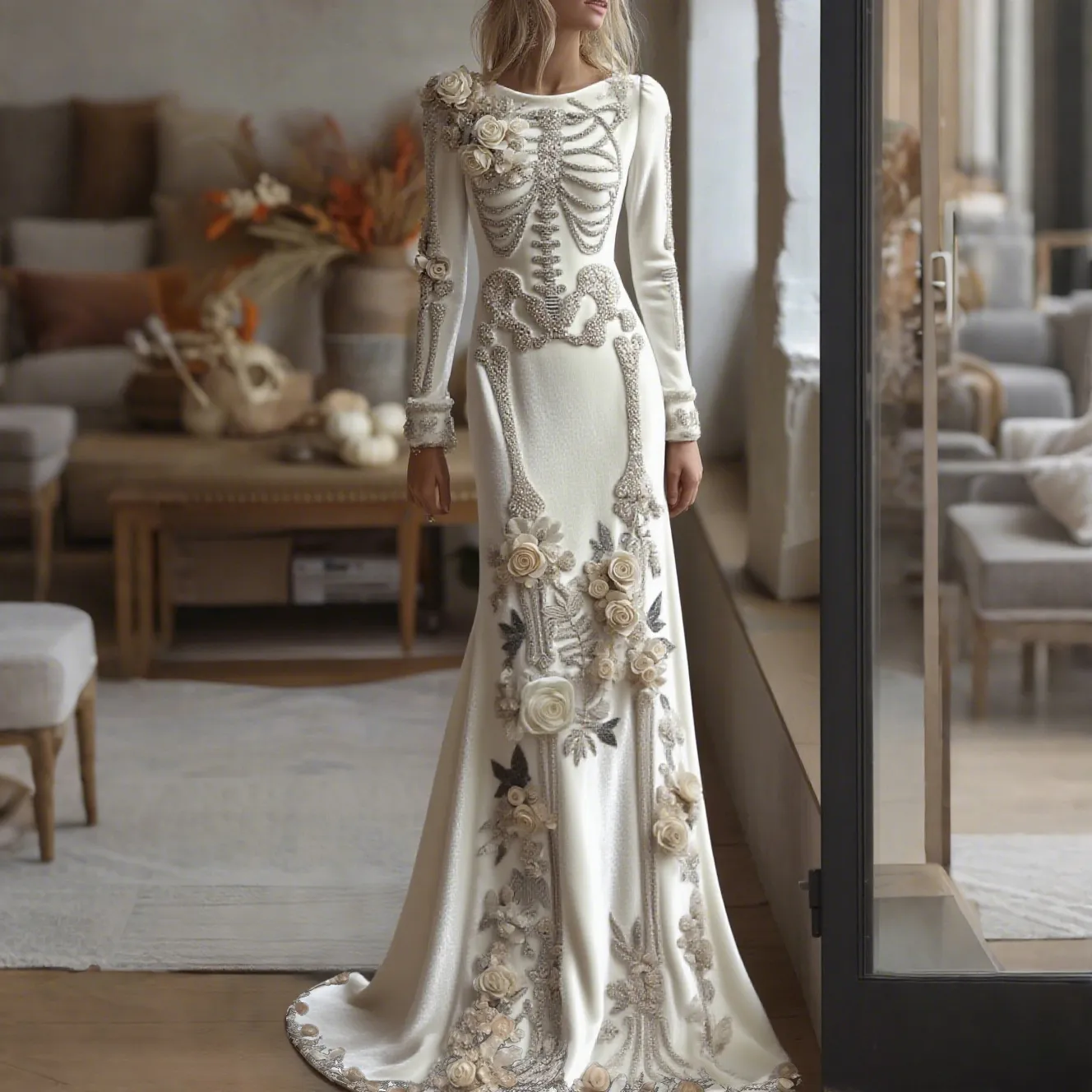 Midnight Rose Gothic Velvet Dress™
