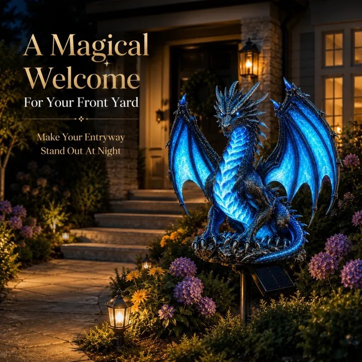 Mystic Dragon Solar Garden Light