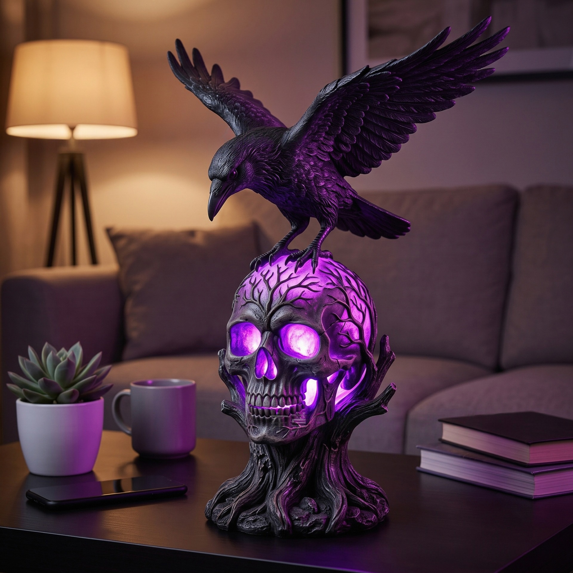 Raven Skull Lamp™