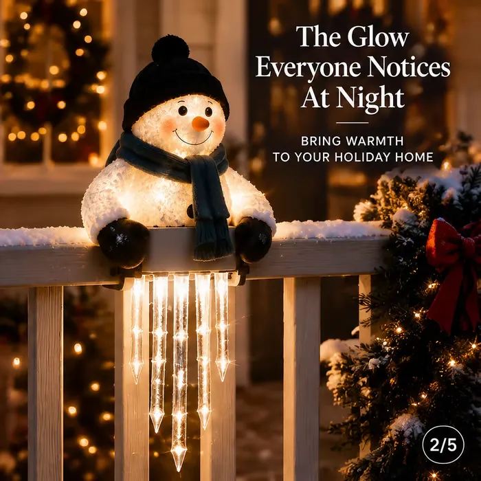 Warm LED Christmas Porch Light🏠