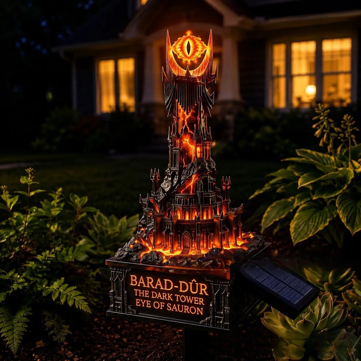 Shadow Fortress™ Solar Garden Light